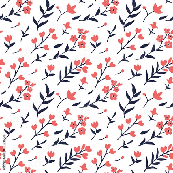 Fototapeta Seamless ditsy pattern