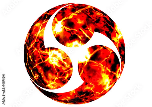 Obraz 炎の三つ巴　アイコン