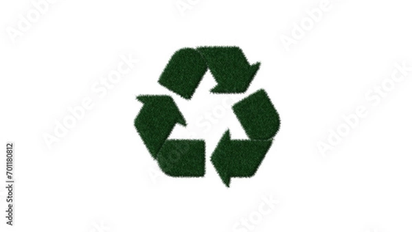 Fototapeta Grass Text