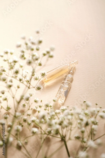 Obraz Two ampoules with a plant