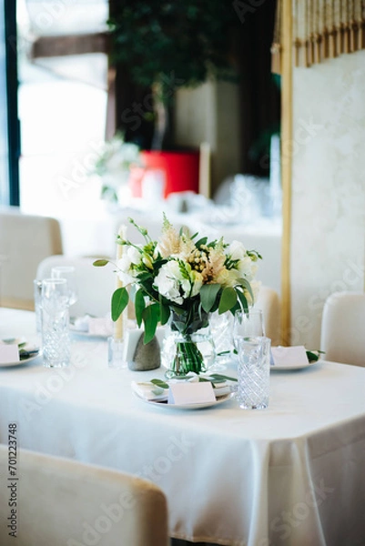 Obraz Guest wedding cards on the table