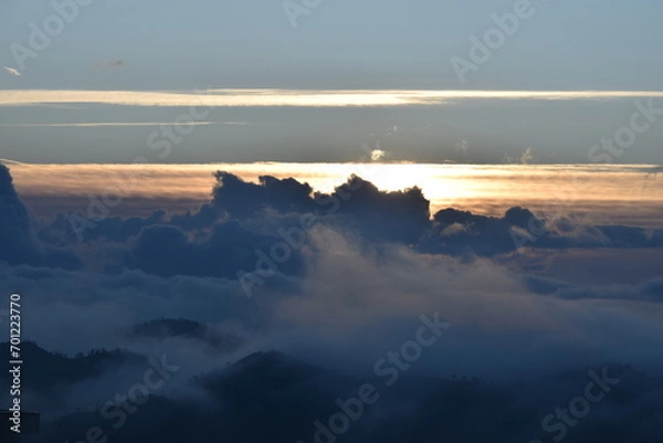 Obraz sunrise over the mountains