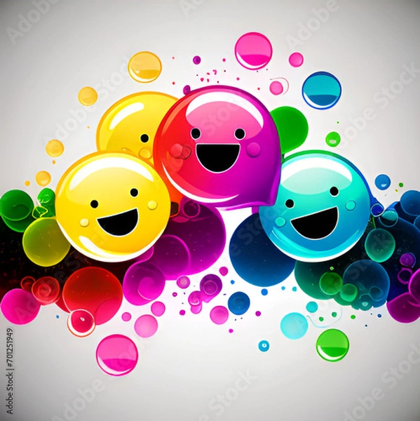 Fototapeta background with circles