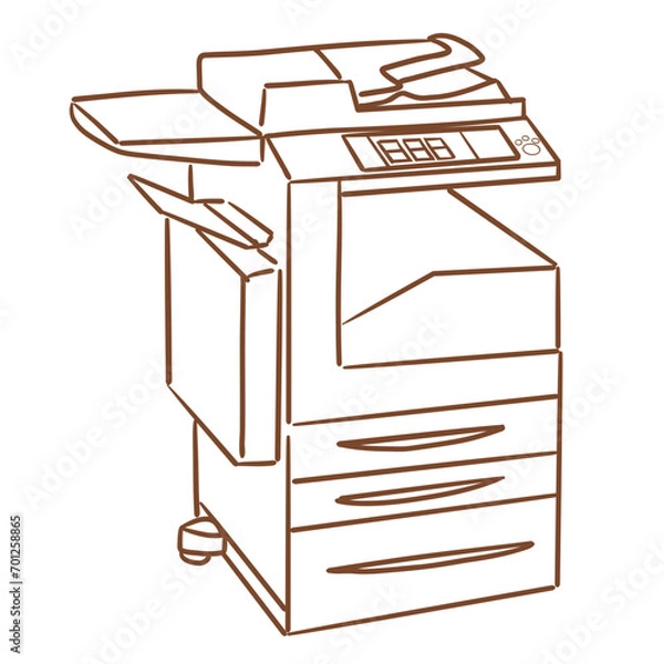 Obraz office appliance_printer_fax_scanner_copy_machine