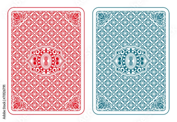 Obraz Playing cards back beta
