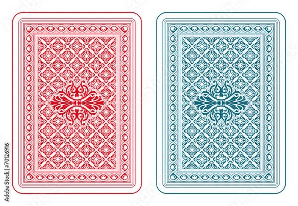 Obraz Granie kart z powrotem delta