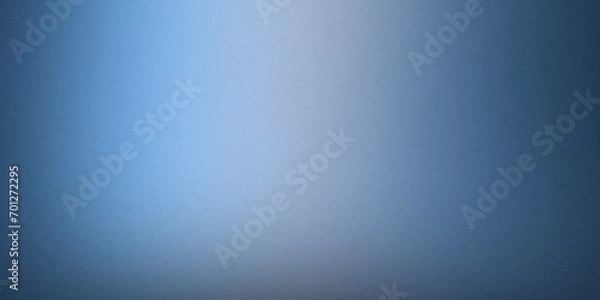 Fototapeta Noisy blue vignetting abstract background. Colorful gradient. Holographic blurred grainy gradient banner background texture.