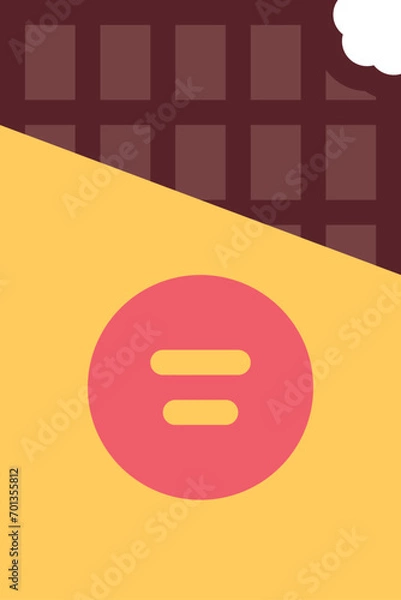 Fototapeta design vector image icons chocolate