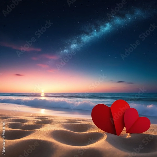 Obraz Valntines day in heaven