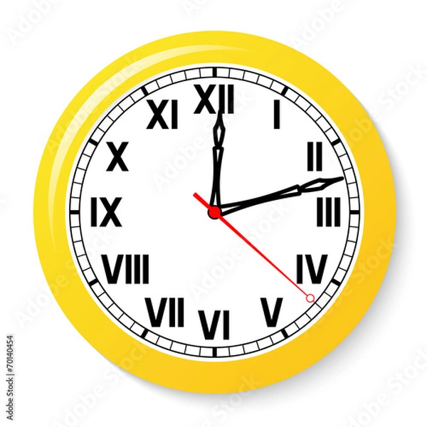 Obraz Watch isolated on a white background.