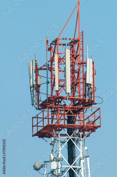Fototapeta Cell phone tower