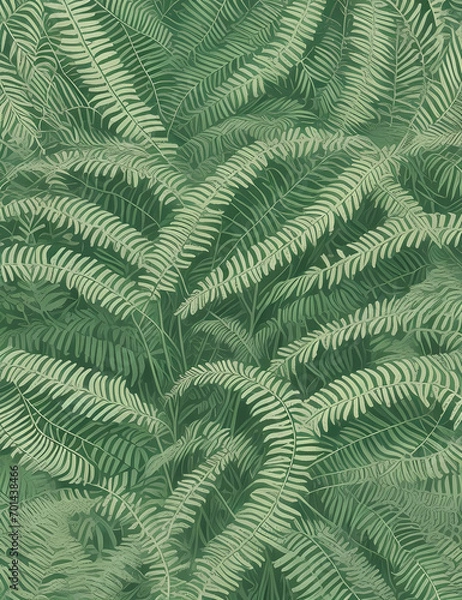 Fototapeta Green Spaces and Patterns