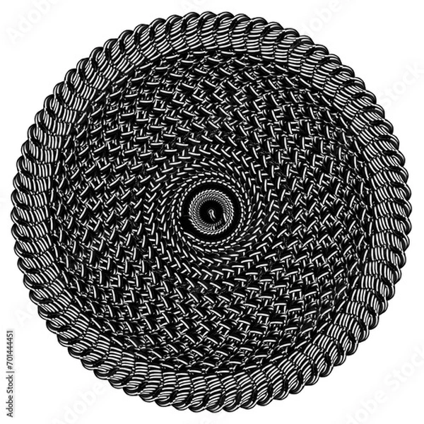 Obraz black and white pattern