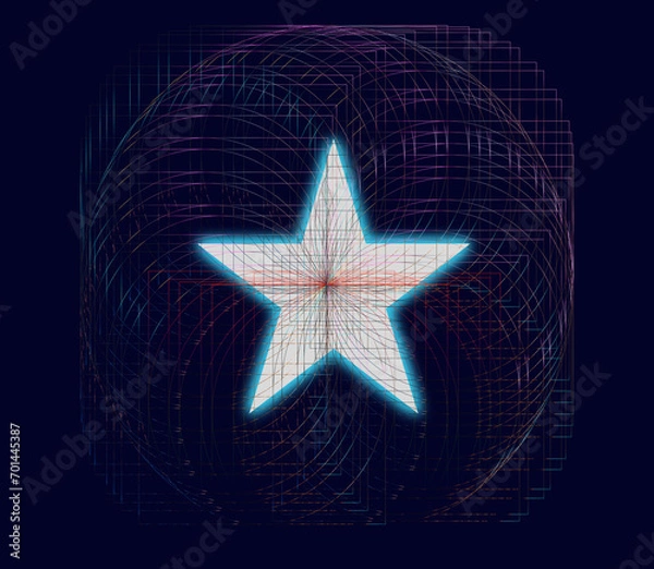Obraz abstract star background