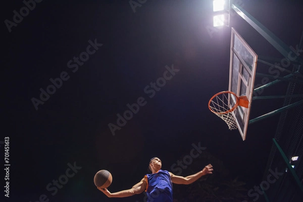 Obraz Stylish basketball player