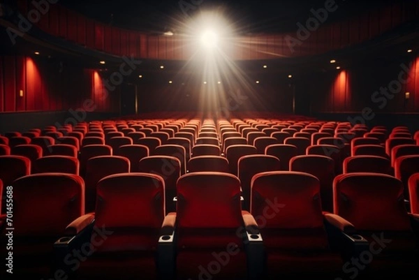 Obraz An empty movie theatre or auditorium