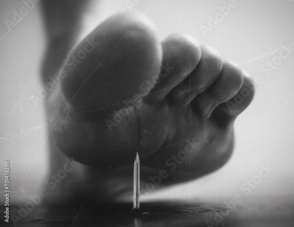 Obraz Look Before You Step