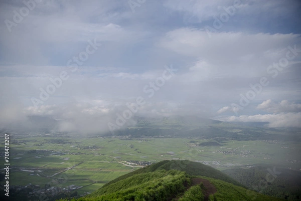 Obraz clouds over the mountains