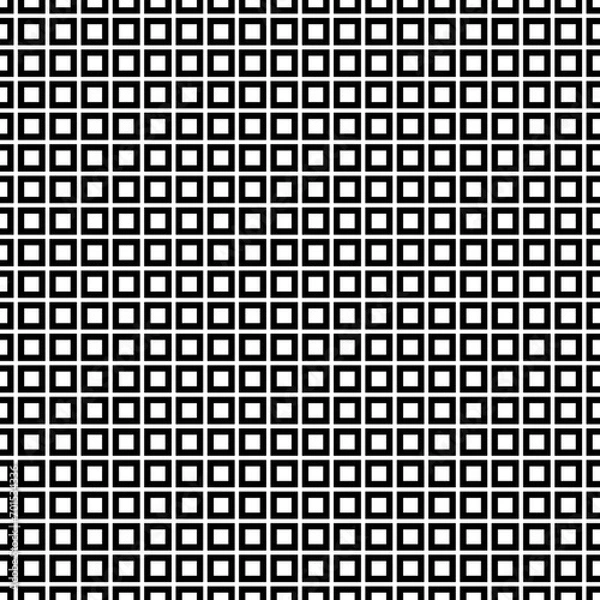 Fototapeta Black and White seamless pattern