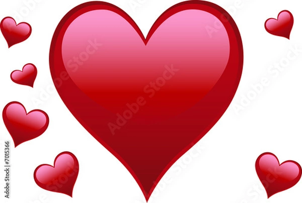 Fototapeta ilustracja serca