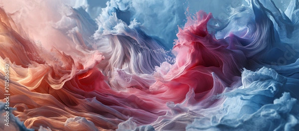 Fototapeta Abstract pastel smoke wave backgrounds