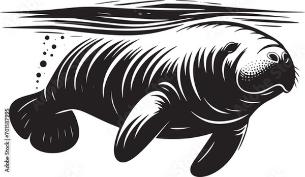 Obraz Manatee Illustration