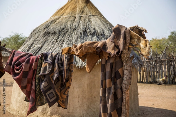 Obraz Himba village in Namibia, Africa