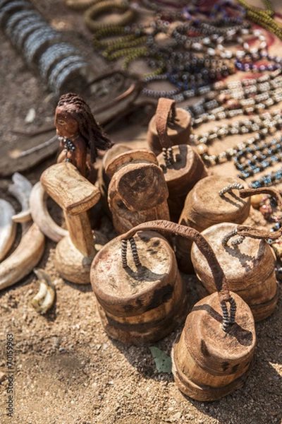 Obraz Himba village in Namibia, Africa