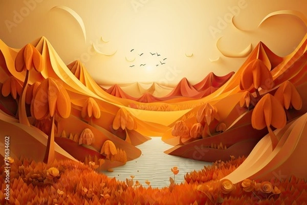 Obraz Fall Colors in the Mountains