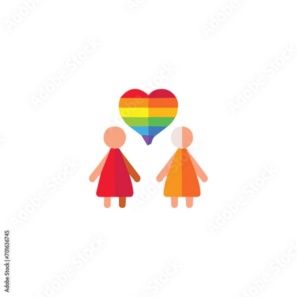 Fototapeta World Pride Day icon