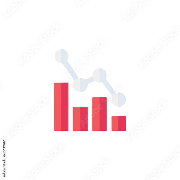 Fototapeta business Increase and Decrease icon