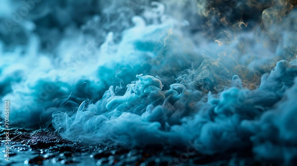 Obraz Smoke on ground 