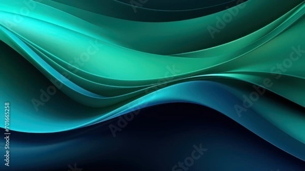 Obraz abstract blue wave background
