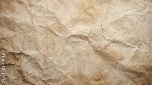 Fototapeta crumpled paper with greasy stains background