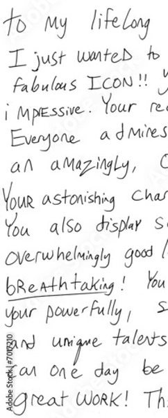 Obraz vintage letter