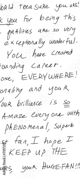 Fototapeta vintage handwriting