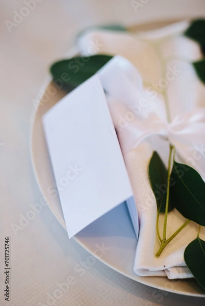 Obraz Guest wedding card