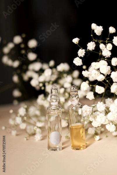 Obraz Two ampoules with for the inscription