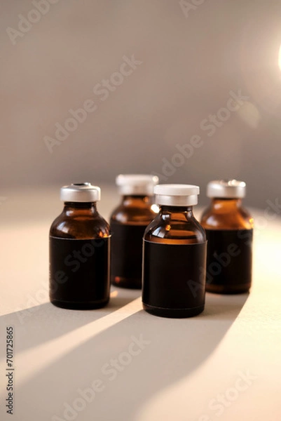 Obraz Several bottles for injections