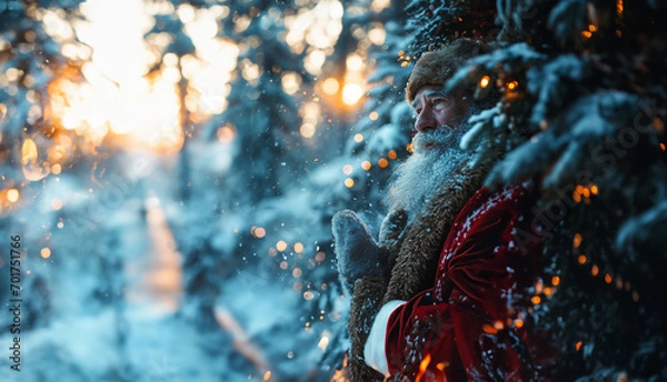 Obraz Portrait vom Weihnachtsmann