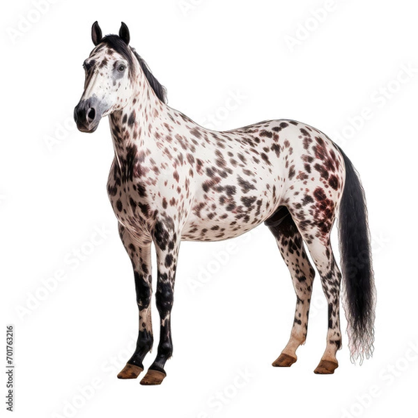 Obraz Appaloosa Horse isolate on transparent background, png file