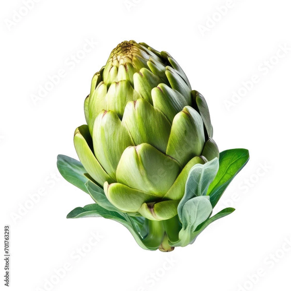 Fototapeta Artichoke isolate on transparent background, png file