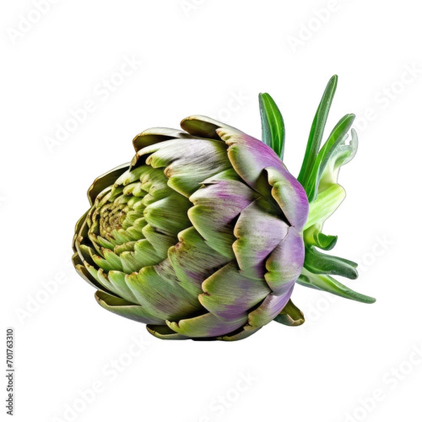 Obraz Artichoke isolate on transparent background, png file