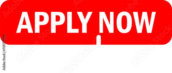 Fototapeta Apply now button. Apply now icon label