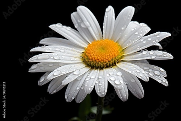 Obraz White daisy or chamomile flower isolated