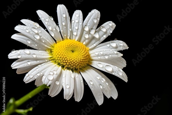 Obraz White daisy or chamomile flower isolated