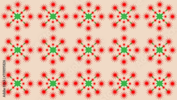 Obraz christmas background with snowflakes