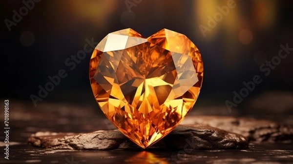 Fototapeta An 8K photo capturing the vivid, red hues of a stunning carnelian gemstone