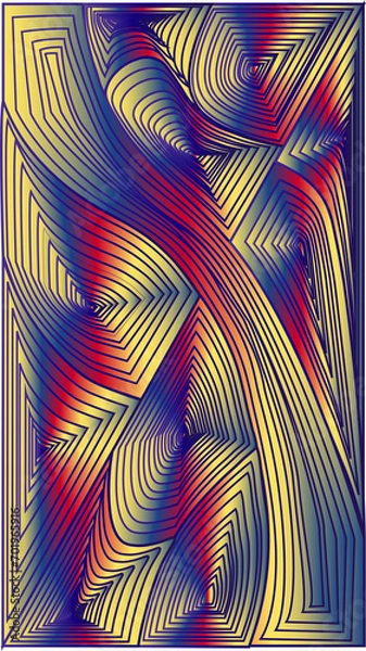 Obraz abstract background with lines