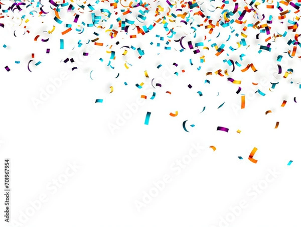 Fototapeta Colorful Confetti Bursting with Joy